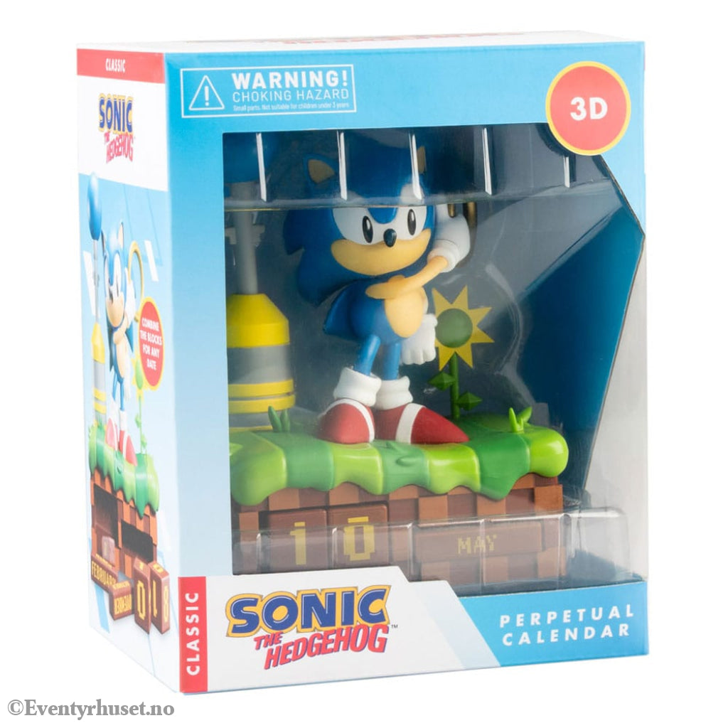 Sonic the Hedgehog 3D perpetual Calendar Sonic Home & Gifts