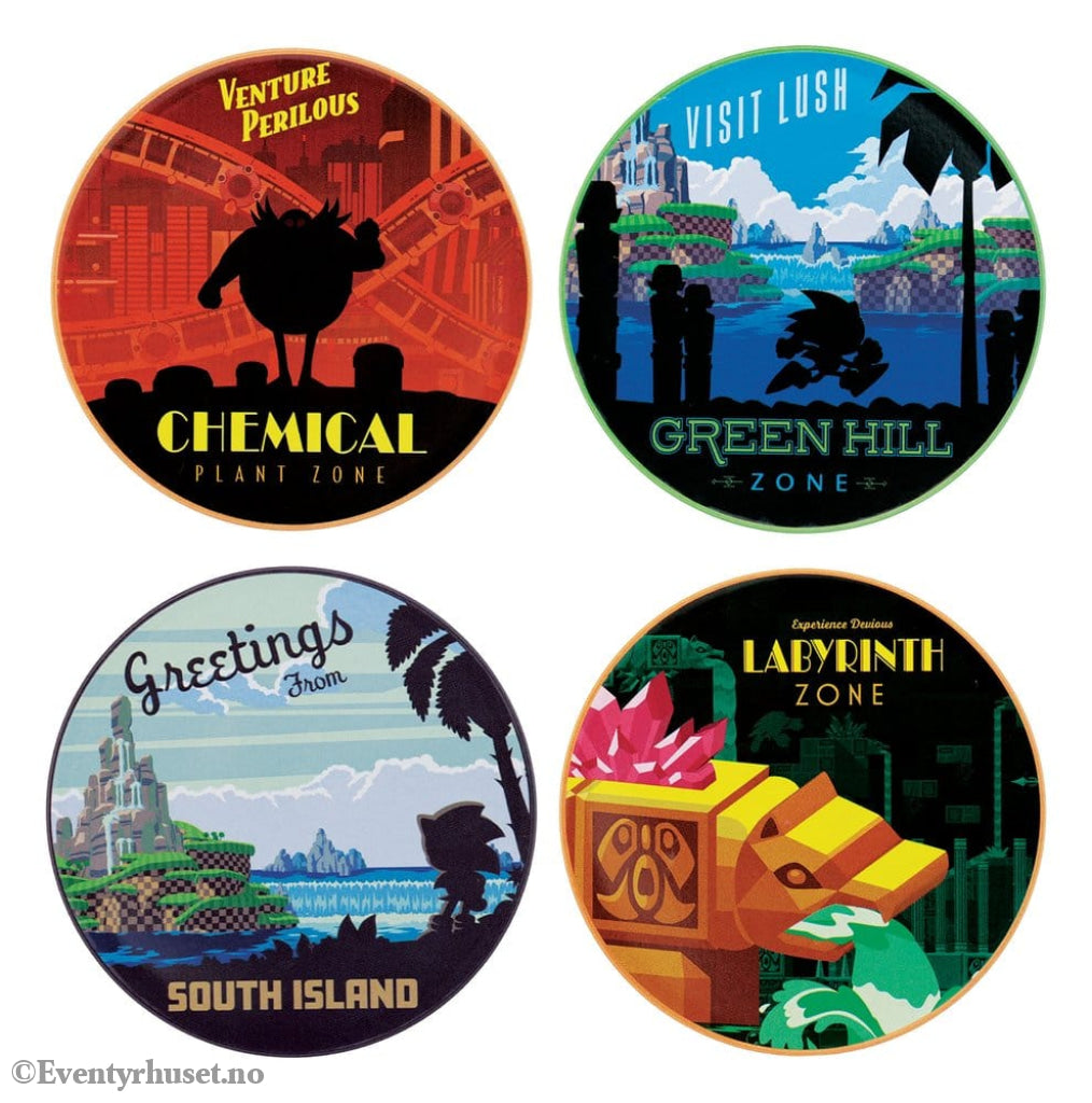 Sonic - The Hedgehog Coaster 4-Pack Home & Gifts