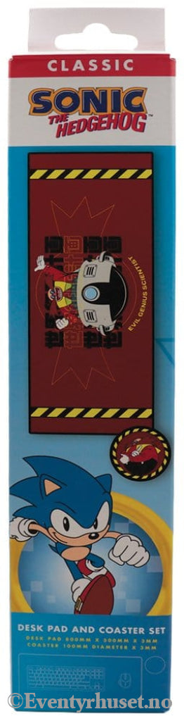 Sonic - The Hedgehog Desk Pad & Coaster Set Dr. Eggman Home & Gifts