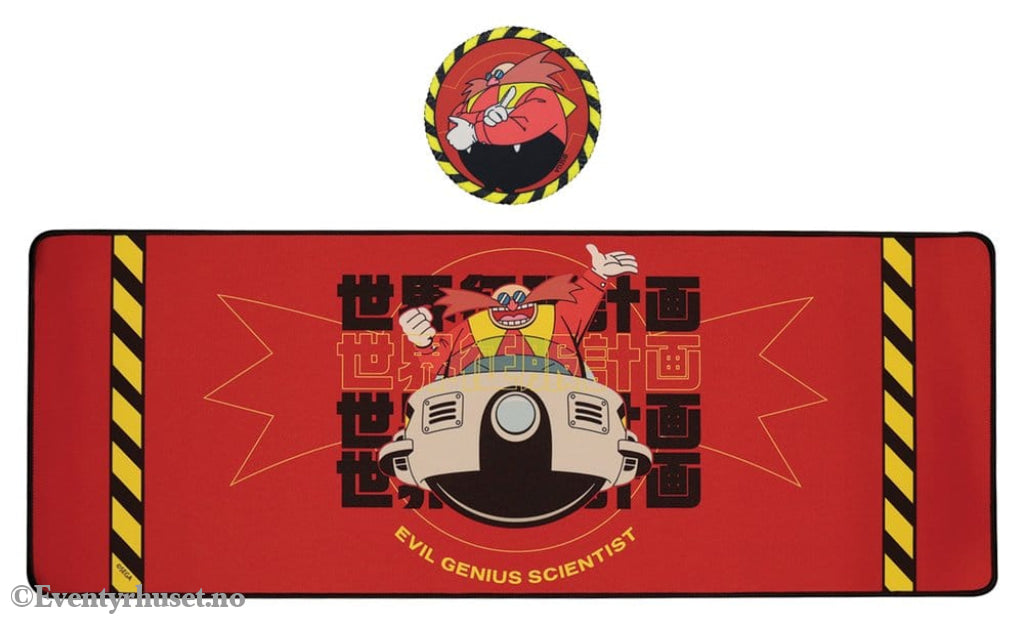 Sonic - The Hedgehog Desk Pad & Coaster Set Dr. Eggman Home & Gifts