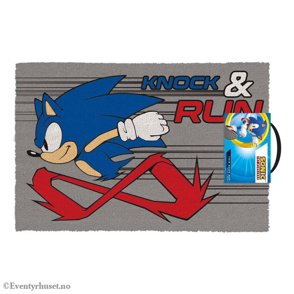 Sonic The Hedgehog Doormat Knock And Run 40 x 60 cm Home & Gifts