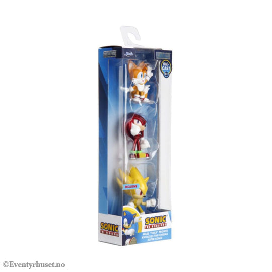 Sonic the Hedgehog Nano Metalfigs Diecast Mini Figures 3-Pack 5 cm Collectibles