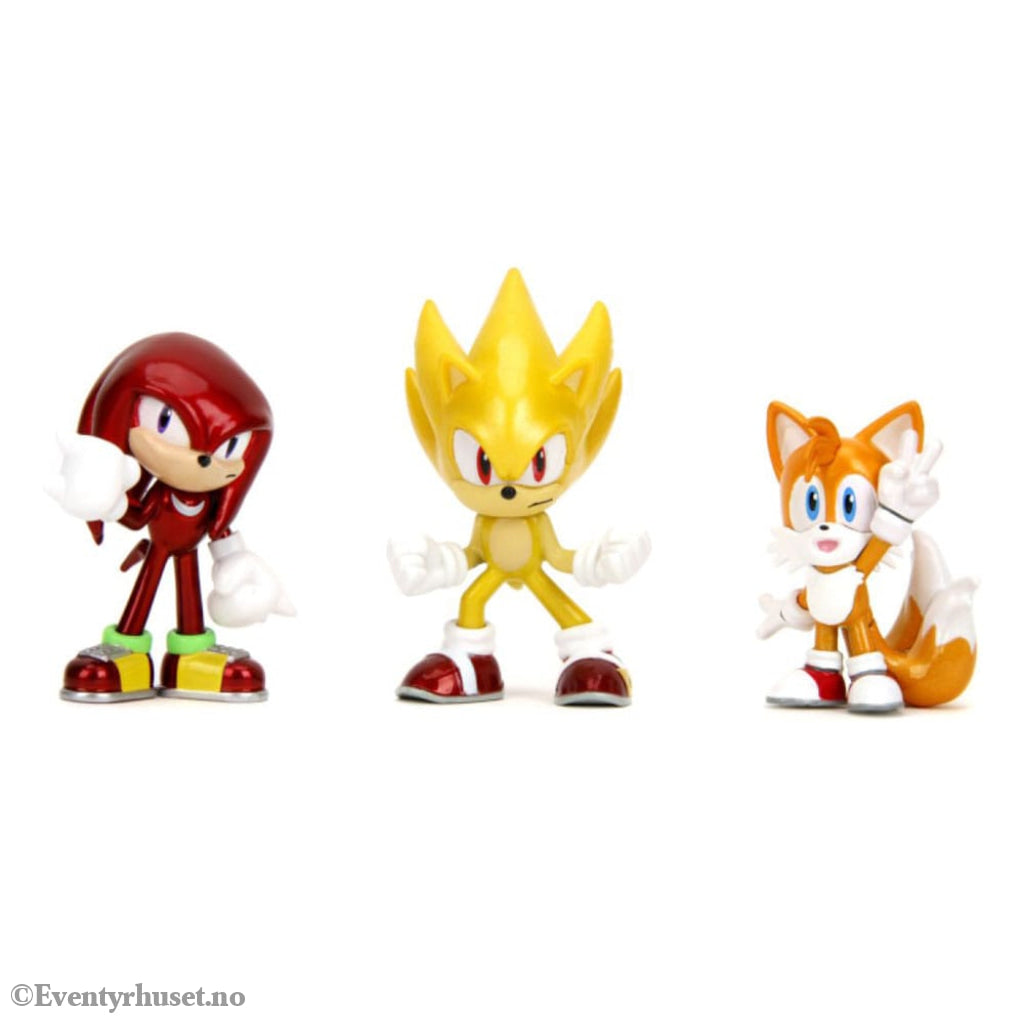Sonic the Hedgehog Nano Metalfigs Diecast Mini Figures 3-Pack 5 cm Collectibles