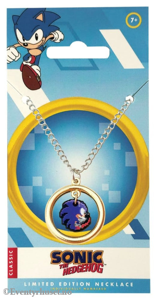 Sonic - The Hedgehog Necklace with Pendant Ring Fashion & Accessories