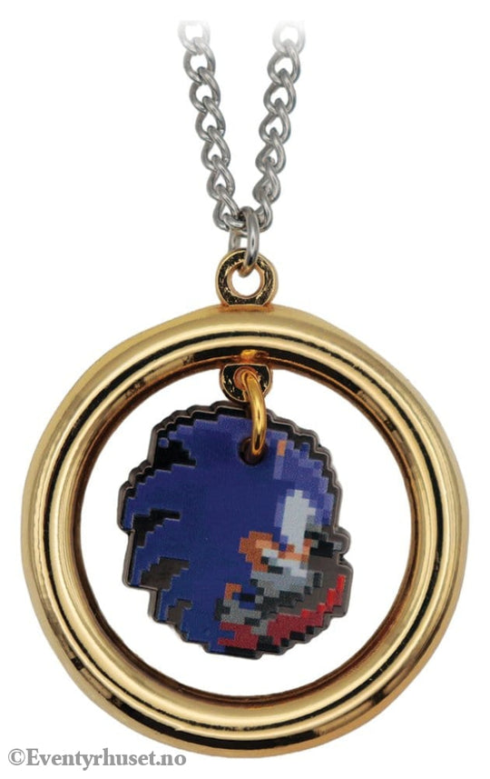 Sonic - The Hedgehog Necklace with Pendant Ring Fashion & Accessories
