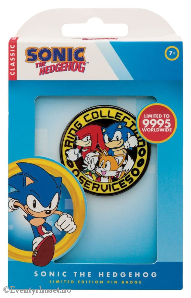 Sonic - The Hedgehog Pin Badge Sonic Tails Knuckles Limited Edition Fashion & Accessories