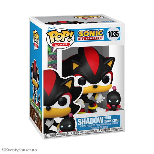 Sonic The Hedgehog POP & Buddy! Vinyl Figure Shadow w/DChao 9 cm Collectibles