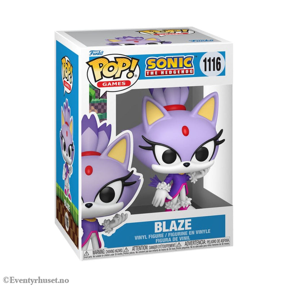 Sonic the Hedgehog POP! Games Vinyl Figure Blaze the Cat 9 cm Collectibles