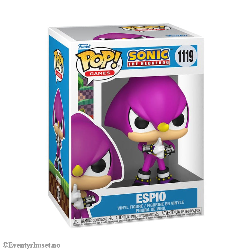 Sonic the Hedgehog POP! Games Vinyl Figure Espio the Chameleon 9 cm Collectibles