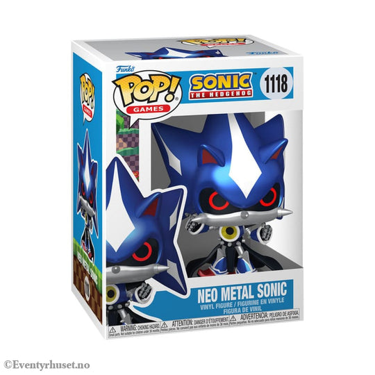 Sonic the Hedgehog POP! Games Vinyl Figure Neo Metal Sonic (MT) 9 cm Collectibles