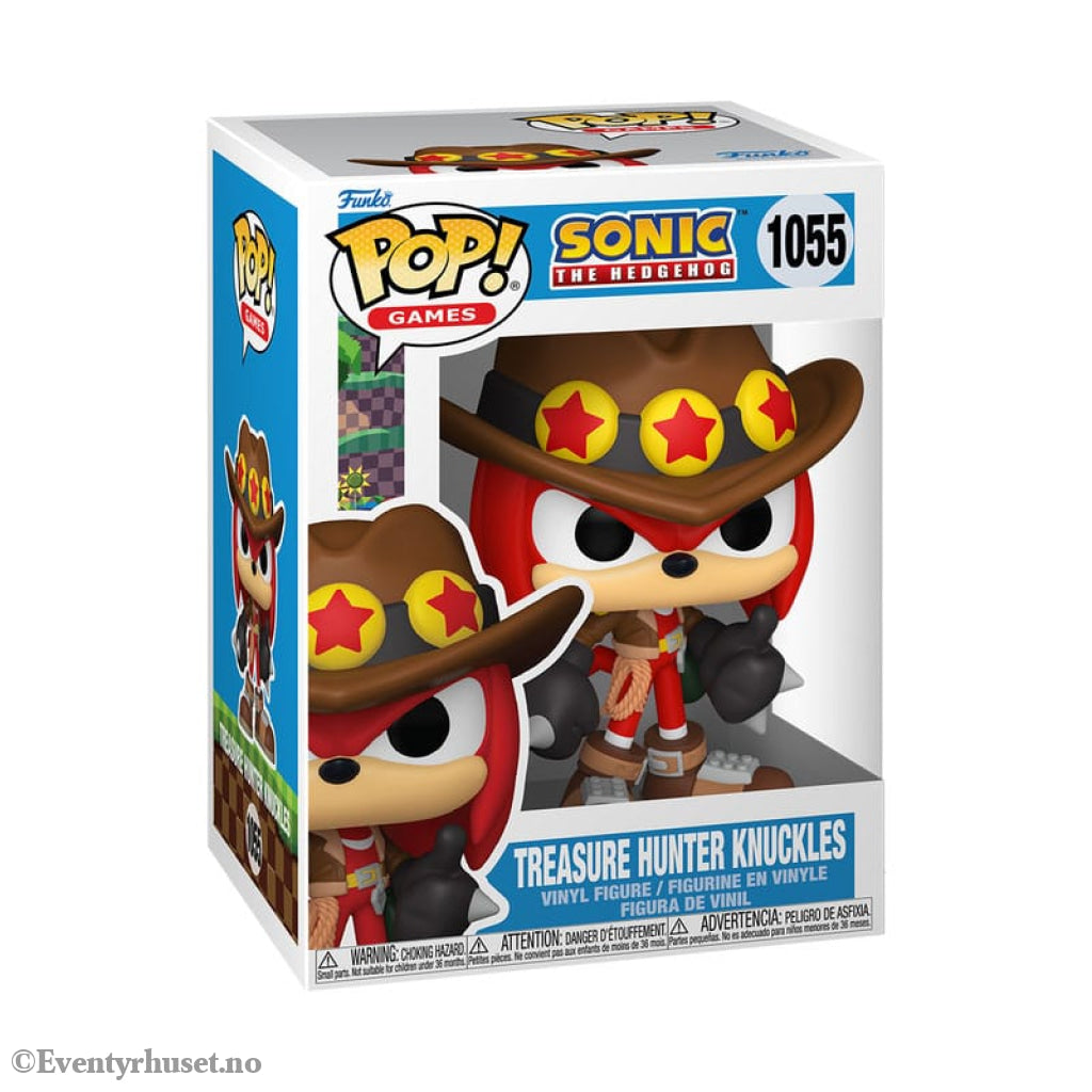 Sonic the Hedgehog POP! Games Vinyl Figure Treasure Hunter Knuckles 9 cm Collectibles