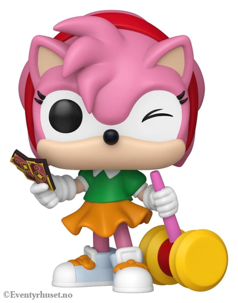 Sonic - The Hedgehog POP! Games Vinyl Figures Amy Rose with Piko Hammer with Chase 9 cm Assortment (6) Collectibles
