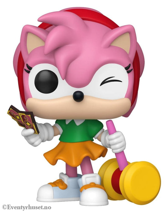Sonic - The Hedgehog POP! Games Vinyl Figures Amy Rose with Piko Hammer with Chase 9 cm Assortment (6) Collectibles