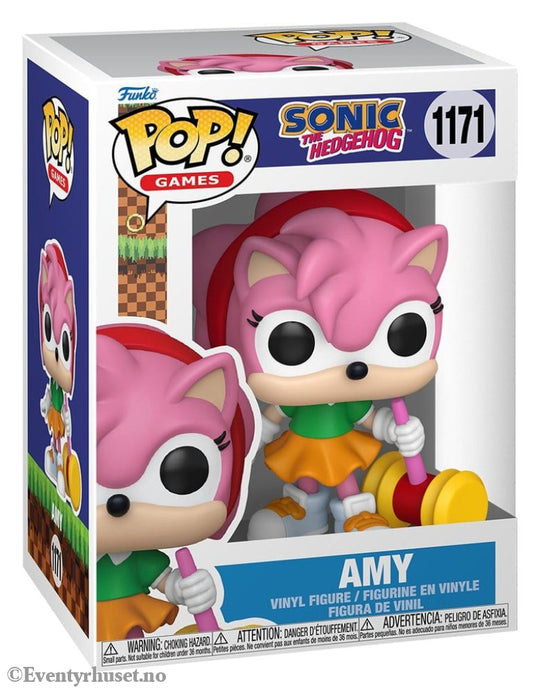 Sonic - The Hedgehog POP! Games Vinyl Figures Amy Rose with Piko Hammer with Chase 9 cm Assortment (6) Collectibles