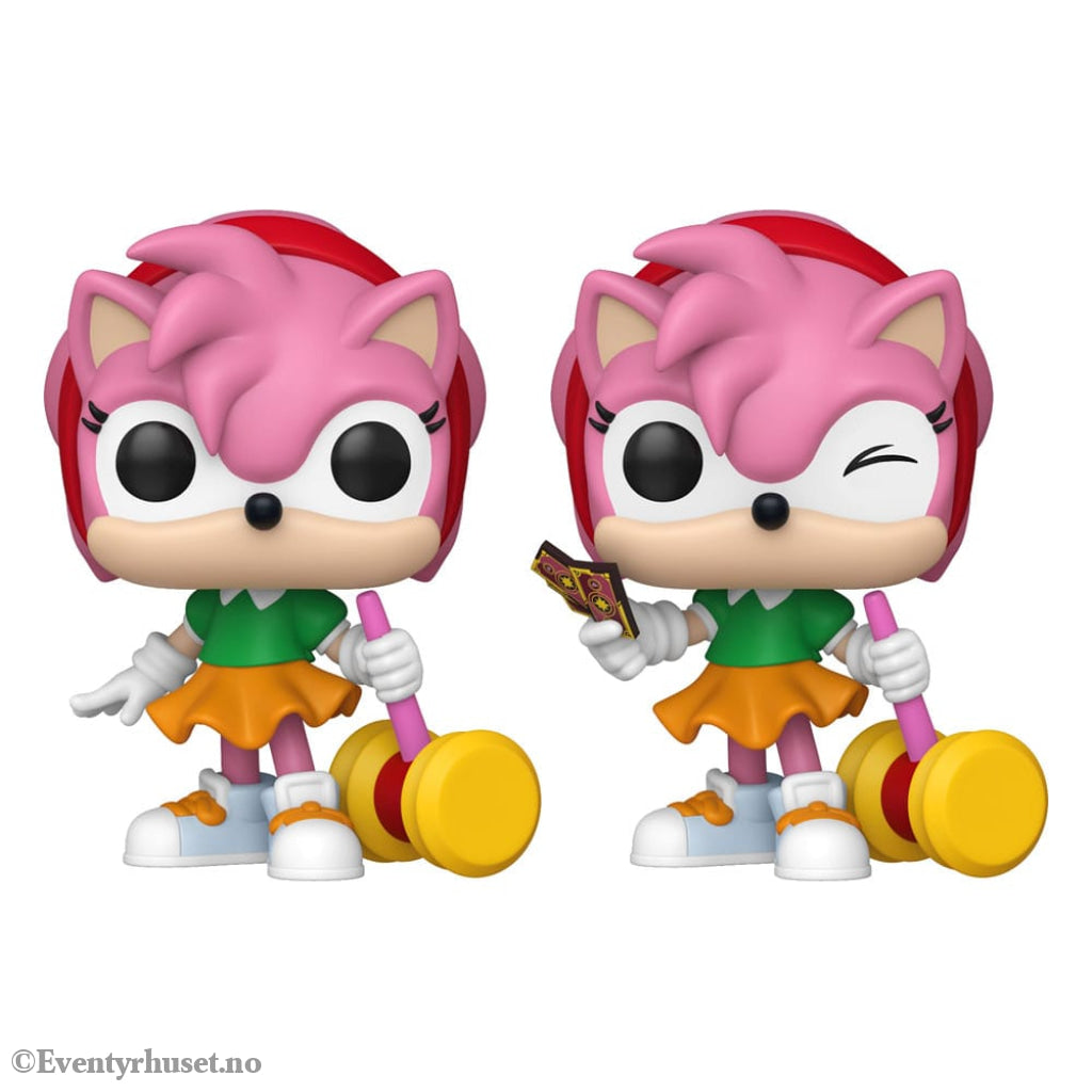 Sonic - The Hedgehog POP! Games Vinyl Figures Amy Rose with Piko Hammer with Chase 9 cm Assortment (6) Collectibles