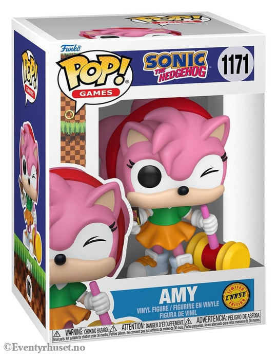 Sonic - The Hedgehog POP! Games Vinyl Figures Amy Rose with Piko Hammer with Chase 9 cm Assortment (6) Collectibles
