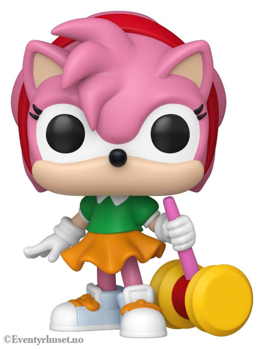 Sonic - The Hedgehog POP! Games Vinyl Figures Amy Rose with Piko Hammer with Chase 9 cm Assortment (6) Collectibles