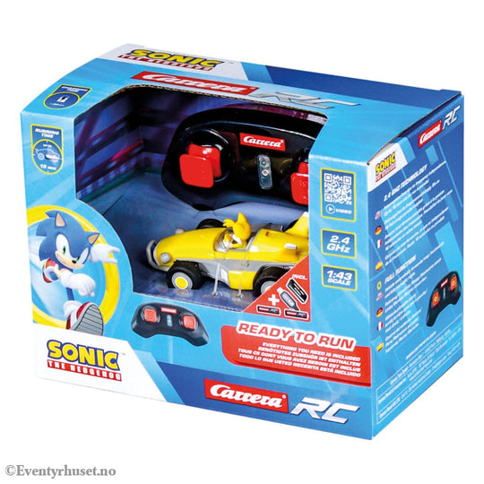 Sonic the Hedgehog RC remote-controlled Car 1/43 2.4GHz Mini Tails Toys
