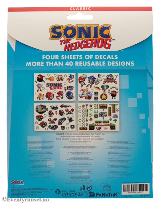 Sonic - The Hedgehog Tech Sticker Pack Home & Gifts