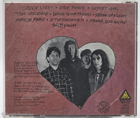 Sonic Youth. 1986. EVOL. CD.