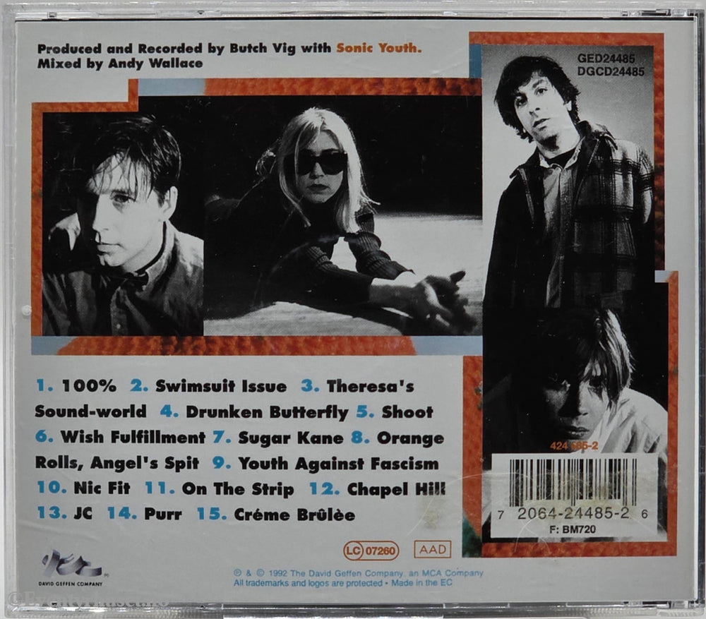 Sonic Youth. 1992. Dirty . CD.