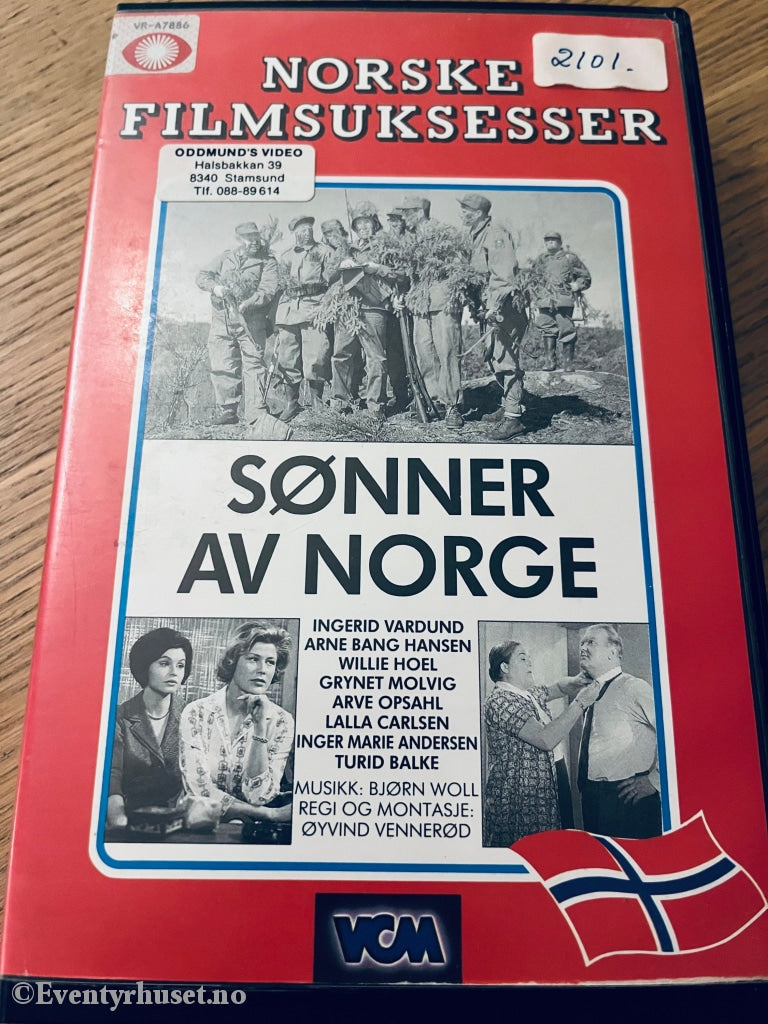 Sønner Av Norge. 1961. (Norske Klassikere). Vhs Big Box. Box