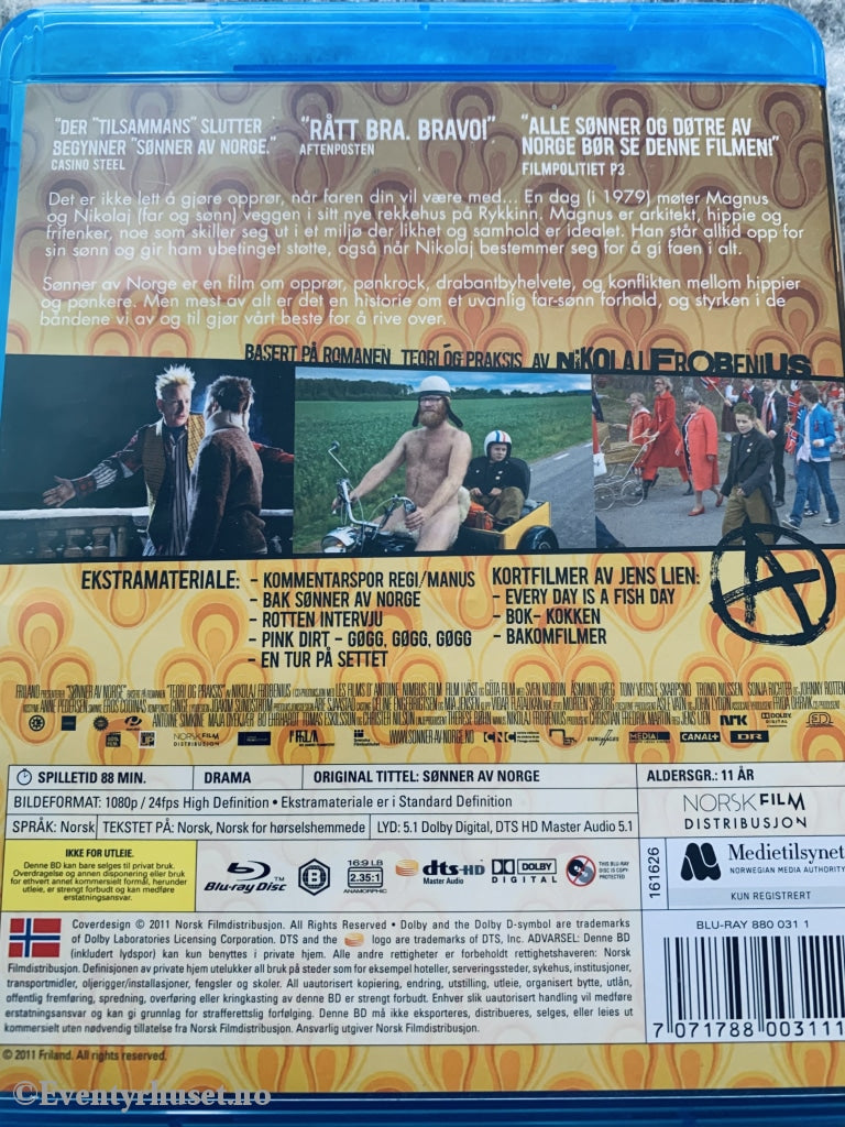Sønner Av Norge. Blu-Ray. Blu-Ray Disc
