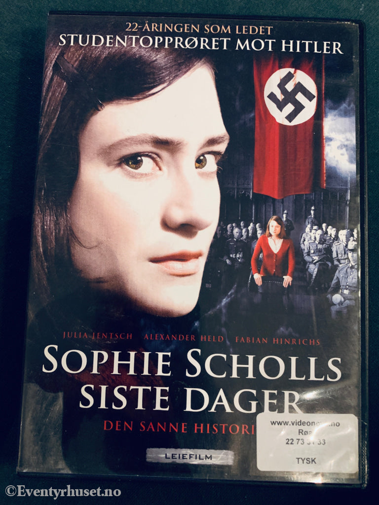 Sophie Scholls Siste Dager. 2005. DVD leiefilm.