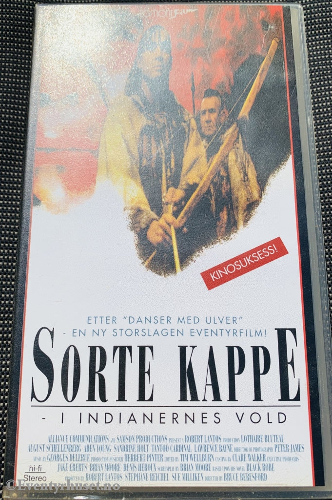 Sorte Kappe - I Indianerens Vold. 1991. Vhs. Vhs