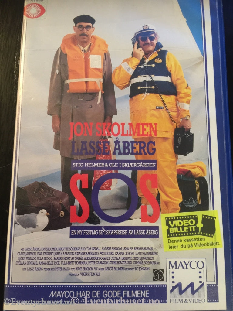 Sos Selskapsreisen. Vhs Big Box.