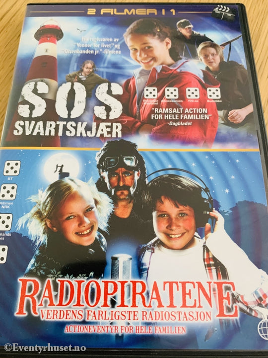 Sos Svartskjær / Radiopiratene. Dvd. Dvd