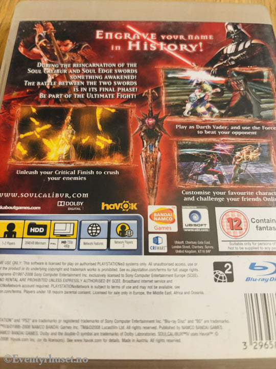 Soulcalibur IV . PS3.