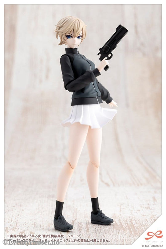 Sousai Shojo Teien Plastic Model Kit 1/10 Rui Saotome Touhou High School Tracksuit Dreaming Style Midnight Onyx 16 cm