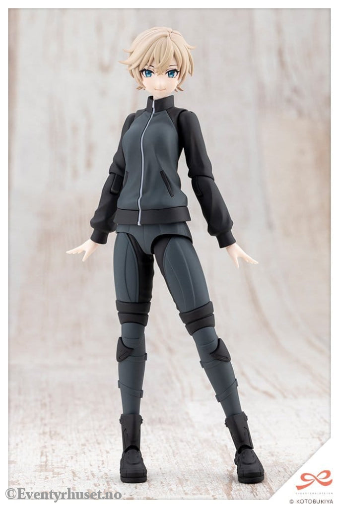 Sousai Shojo Teien Plastic Model Kit 1/10 Rui Saotome Touhou High School Tracksuit Dreaming Style Midnight Onyx 16 cm