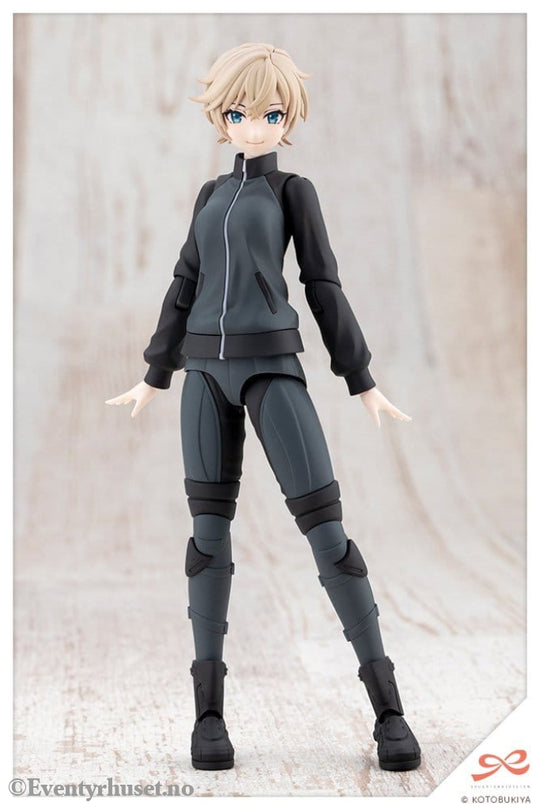 Sousai Shojo Teien Plastic Model Kit 1/10 Rui Saotome Touhou High School Tracksuit Dreaming Style Midnight Onyx 16 cm
