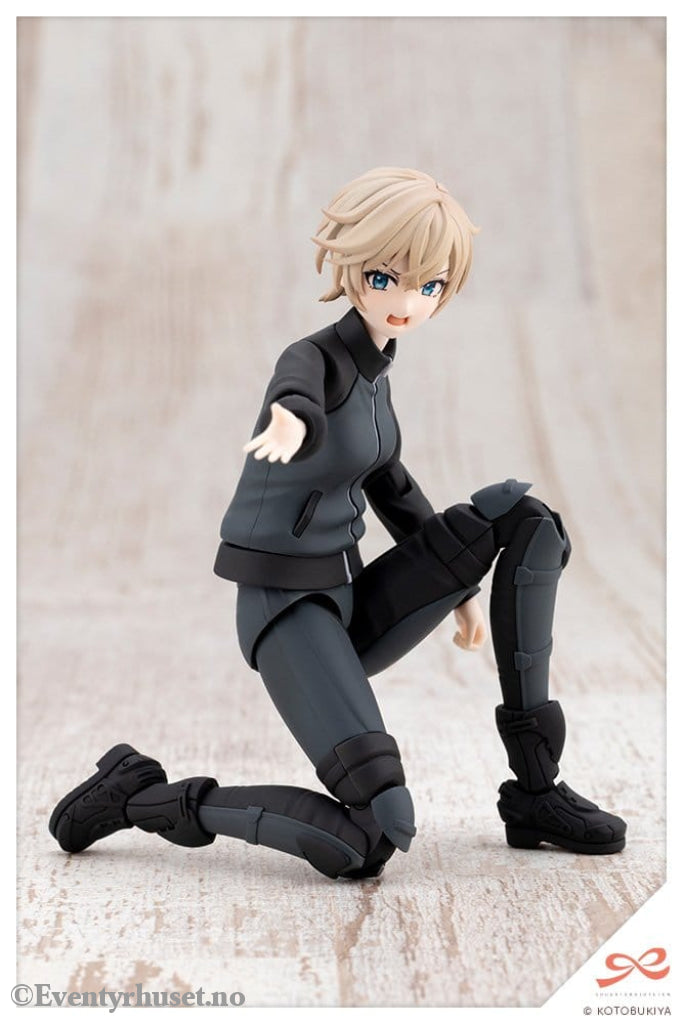 Sousai Shojo Teien Plastic Model Kit 1/10 Rui Saotome Touhou High School Tracksuit Dreaming Style Midnight Onyx 16 cm
