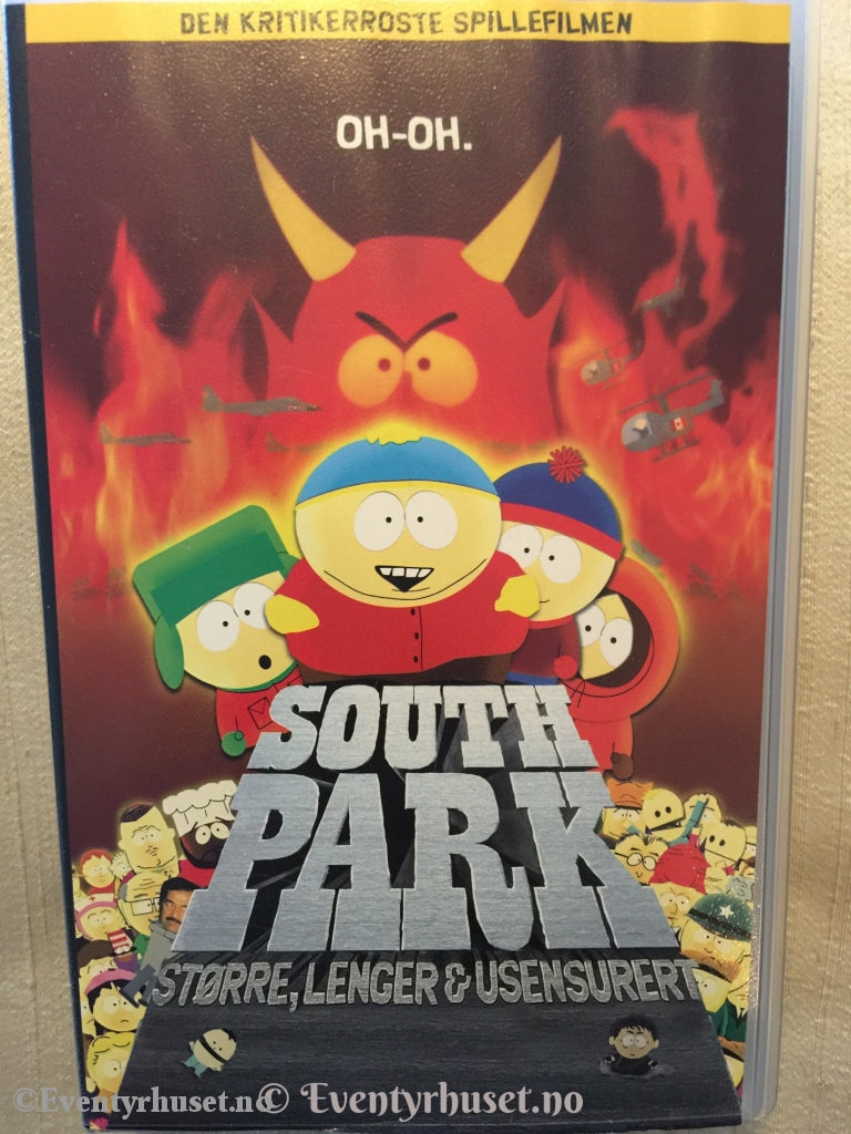 South Park. Større Lenger & Usensurert. 1989. Vhs. Vhs