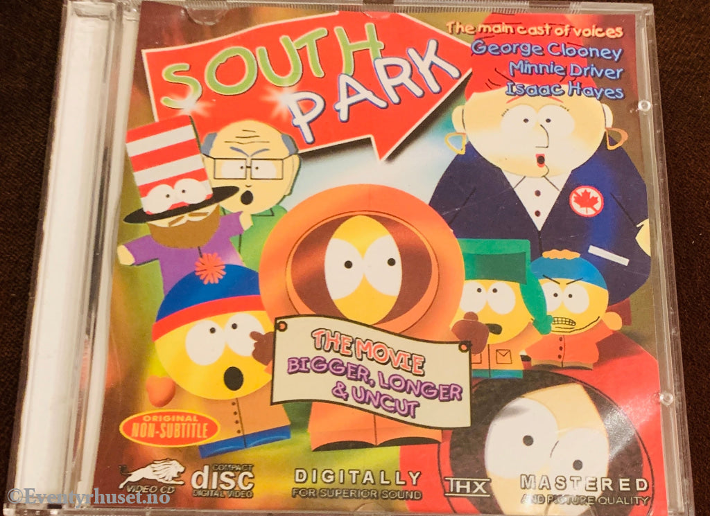 South Park: The Movie – Bigger, Longer & Uncut (1999). VCD.