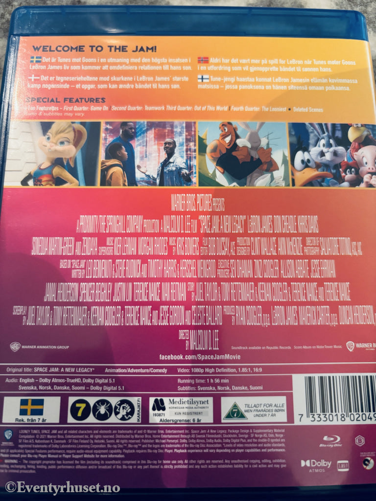 Space Jam: A New Legacy. Blu-ray.