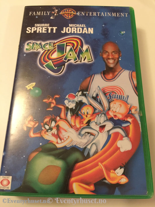 Space Jam. Snurre Sprett Og Michael Jordan. 1997. Vhs. Vhs