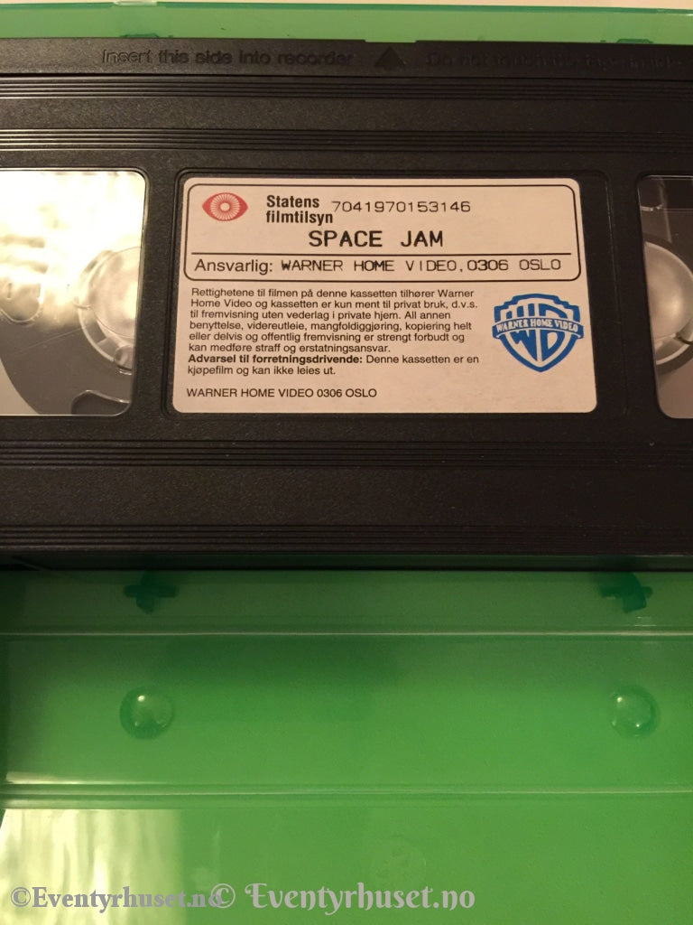 Space Jam. Snurre Sprett Og Michael Jordan. 1997. Vhs. Vhs