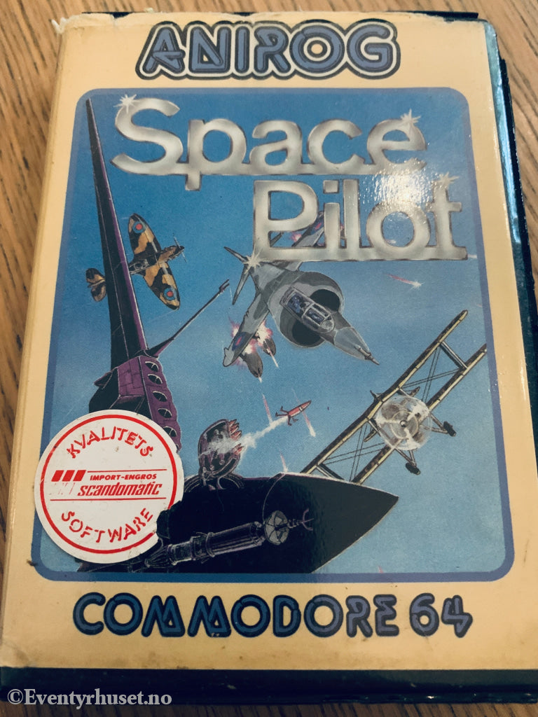 Space Pilot (1983). Commodore 64 (C64) spill solgt i Norge! Commodore 64/135