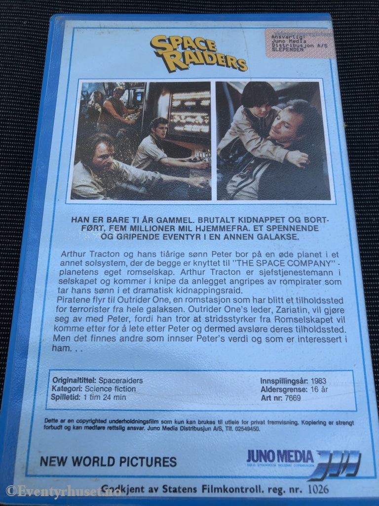 Space Raiders. 1983. Vhs Big Box.