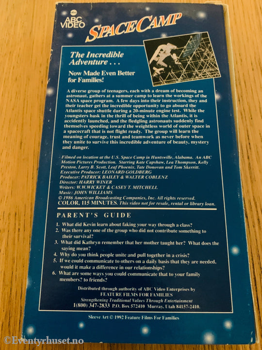 SpaceCamp 1986 VHS.