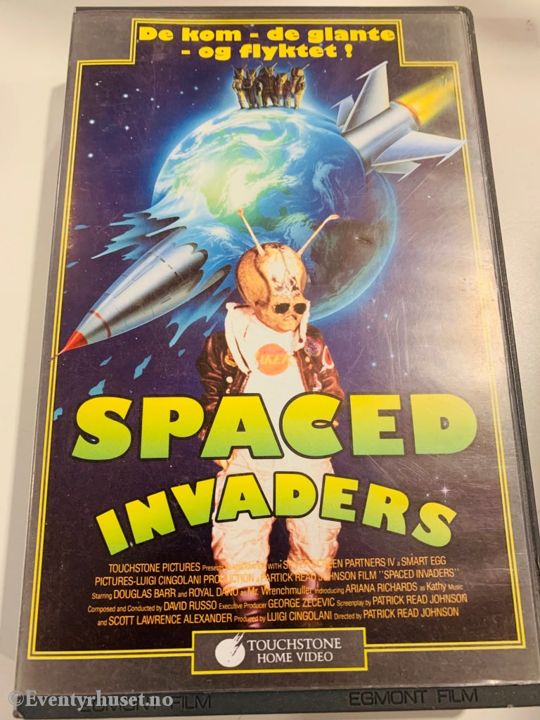 Spaced Invaders. 1990. Vhs Big Box. Box