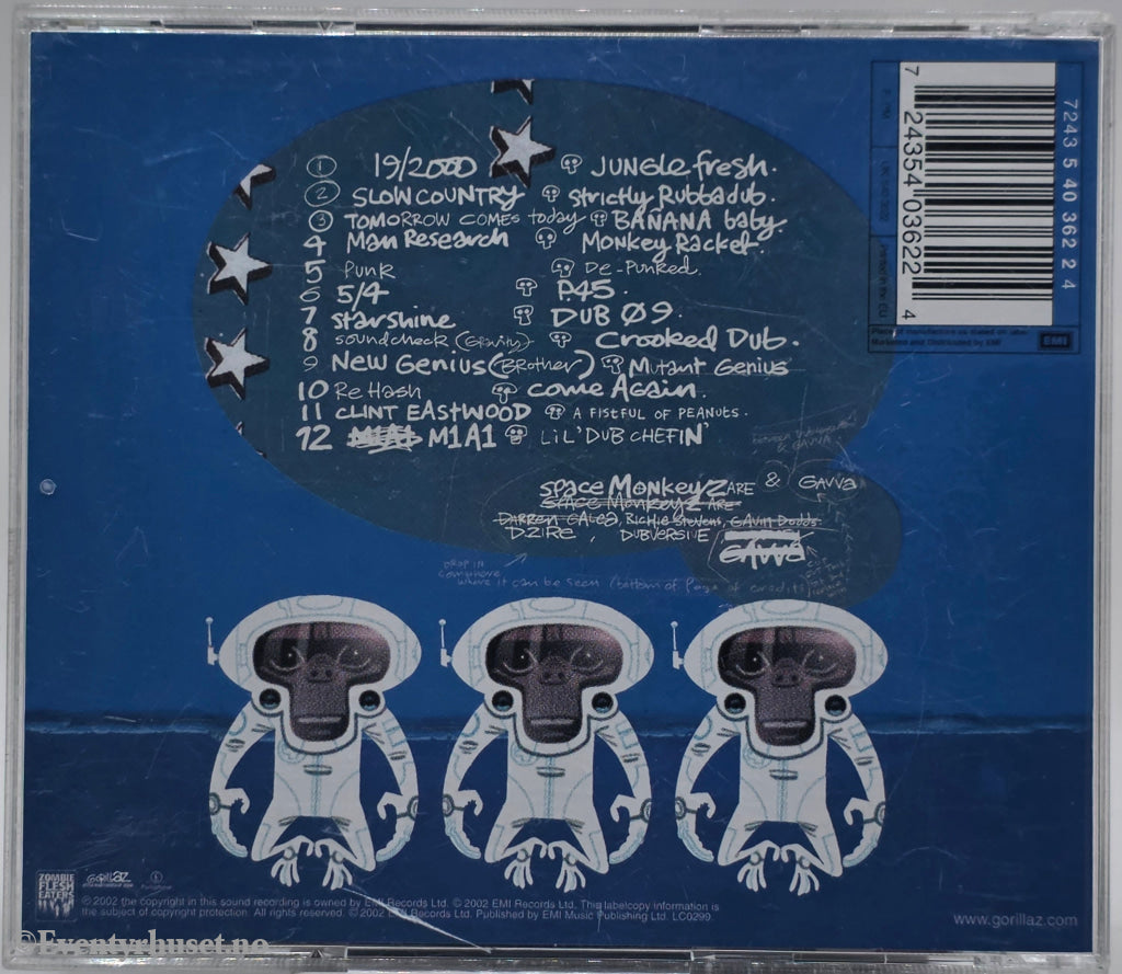 Spacemonkeyz vs. Gorillaz. 2002. Laika Come Home. . CD.
