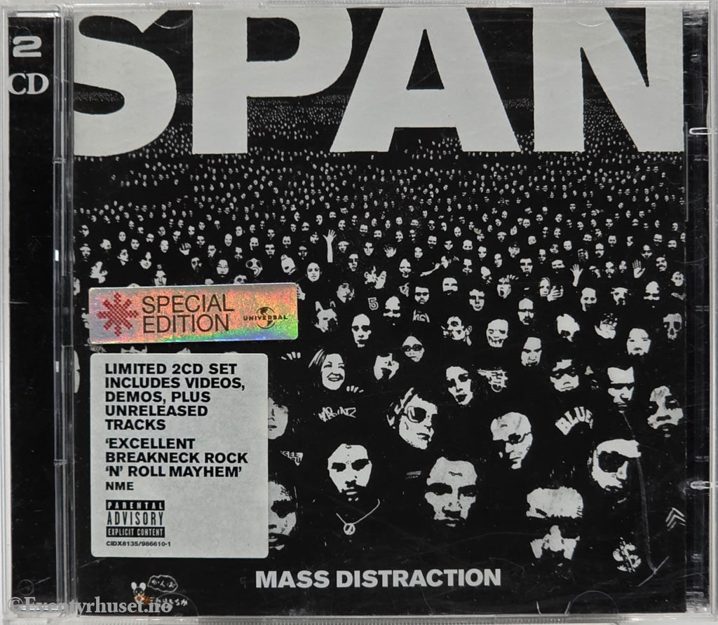 Span - Mass Distraction. Musikk-CD.