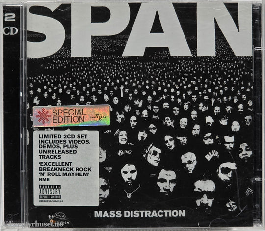 Span - Mass Distraction. Musikk-CD.