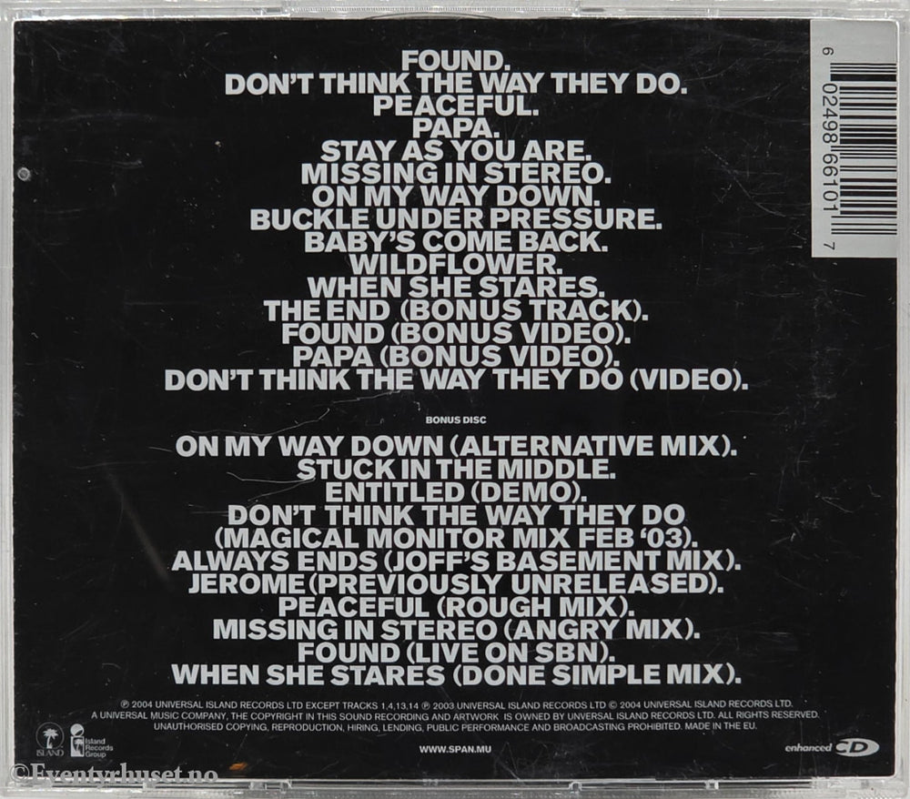 Span - Mass Distraction. Musikk-CD.