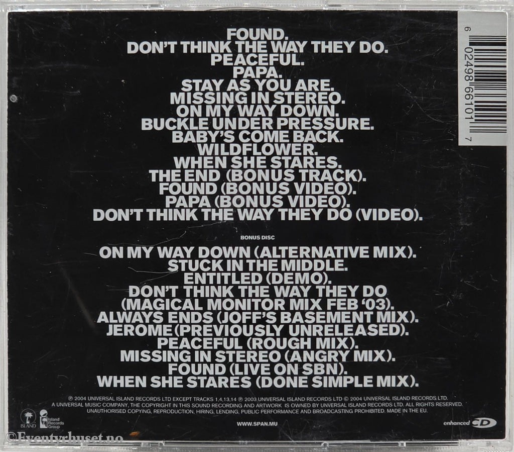 Span - Mass Distraction. Musikk-CD.